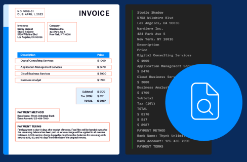 Invoice here